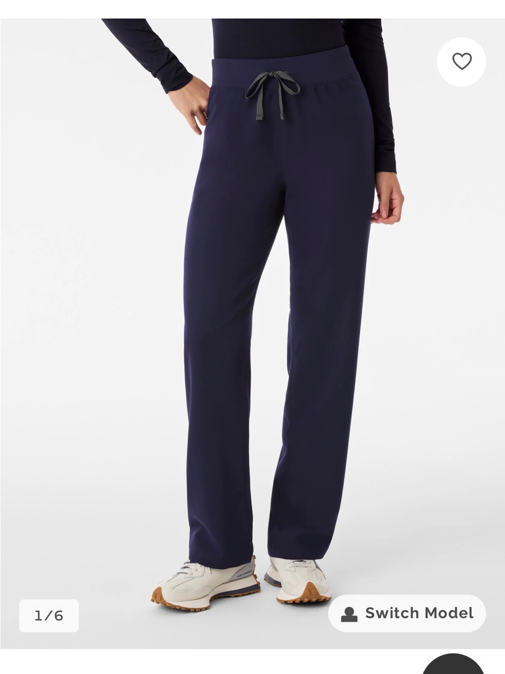Figs Livingston Scrubs in Navy